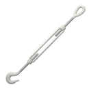 Three Eighths Inch X 6 Inch Hook Eye Turnbuckle Opened