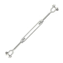Three Eighths Inch X 6 Inch Jaw Jaw Turnbuckle Opened