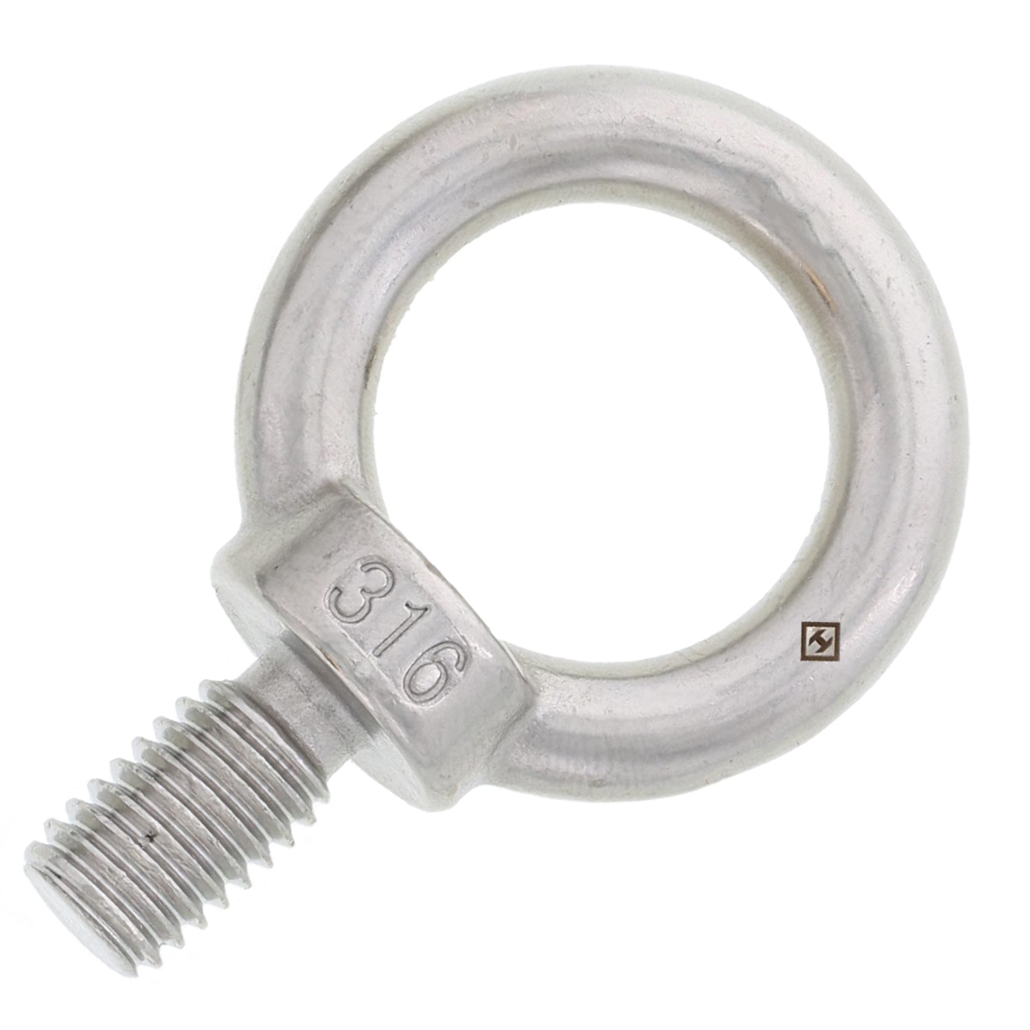 3/8 x 11/16 Machinery Eye Bolt, Stainless Steel 5421