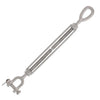 Stainless Steel Jaw x Eye Turnbuckle, U.S. Type