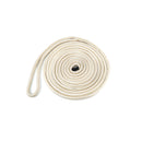3/8" x 15' Double Braid Nylon Dock Line, Gold/White