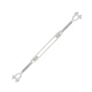 Three Quarter Inch X 18 Inch Jaw Jaw Turnbuckle Opened