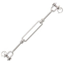 three sixteenth inch stainless steel jaw x jaw turnbuckle alt