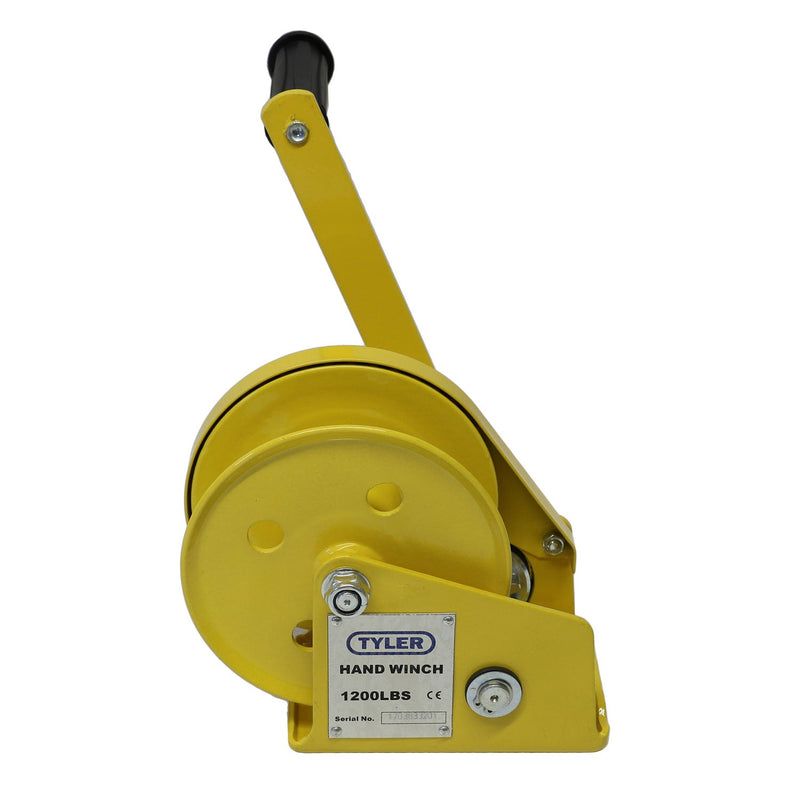 1200 lb WLL Tyler Tool Painted Hand Winch