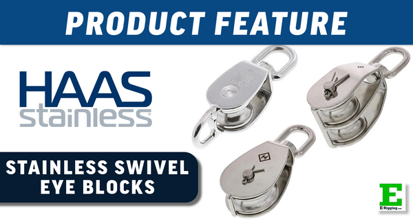 HAAS Stainless Swivel Eye Blocks