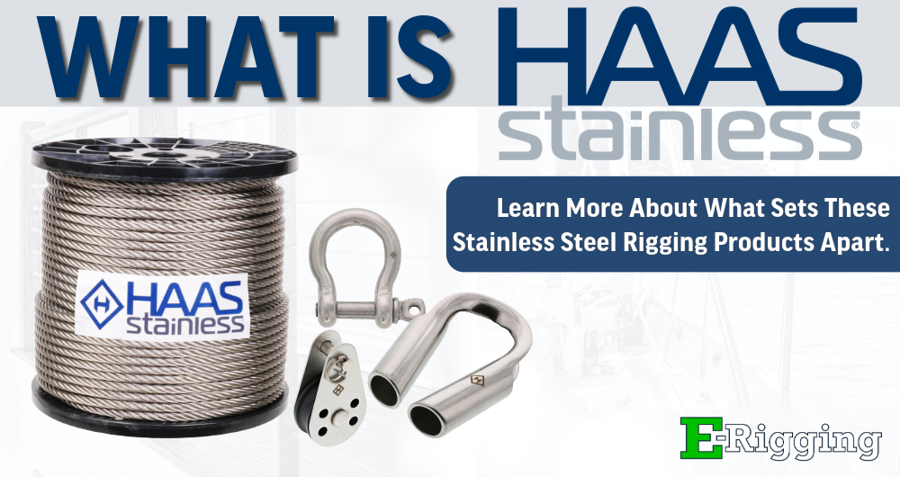 HAAS Stainless: Versatile Rigging Solutions at E-Rigging | Shop Now