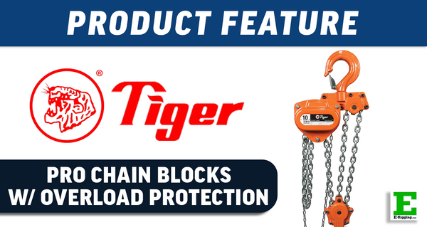 Tiger Lifting Professional Chain Blocks with Overload Protection