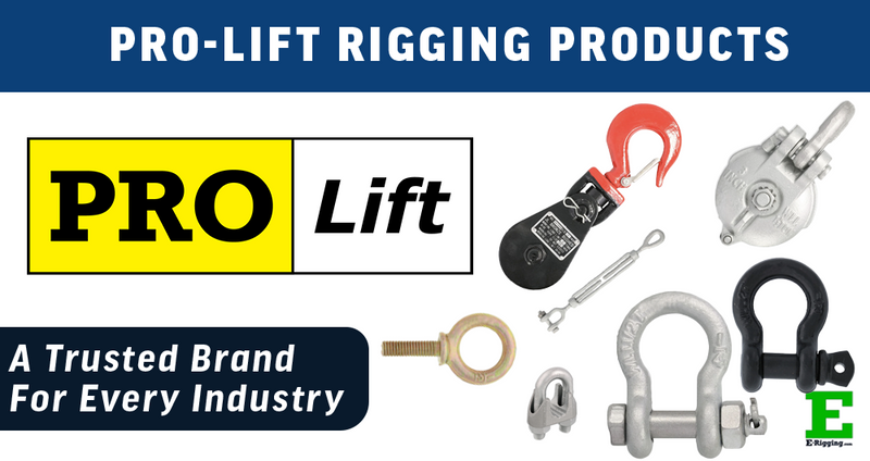 Pro-Lift: A Trusted Name in Rigging Equipment