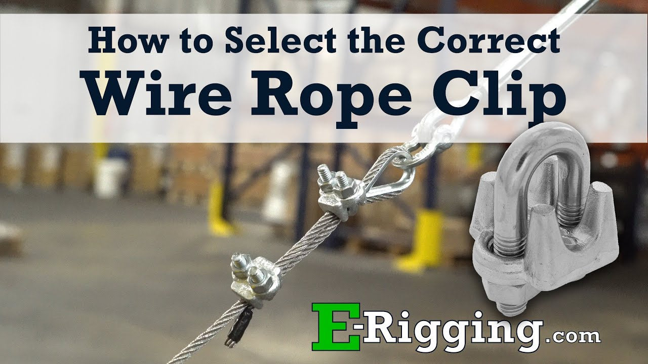 Wire Rope Clamp Installation Instructions at Leonard Richey blog