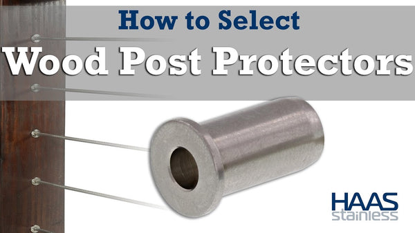 Upgraded Protection: Haas Stainless Wood Post Protectors