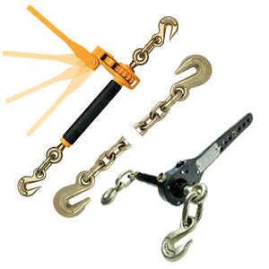 Grade 70 Transport Rigging Products, Speedbinders, Chain & Hooks