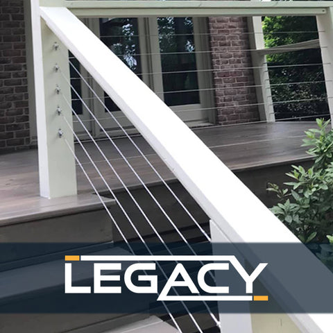 Balcony Railings With Stainless Steel Cable Rail - Contemporary