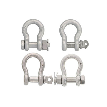 Heavy Duty Shackles | for Chain, Wire Rope, General Rigging