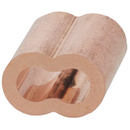 1/4" copper hourglass sleeve