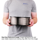 1/8 inch X 1000 foot grand strand 1x19 type 316 stainless steel cable reel size