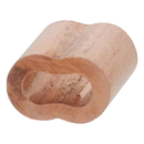 1/8" copper hourglass sleeve