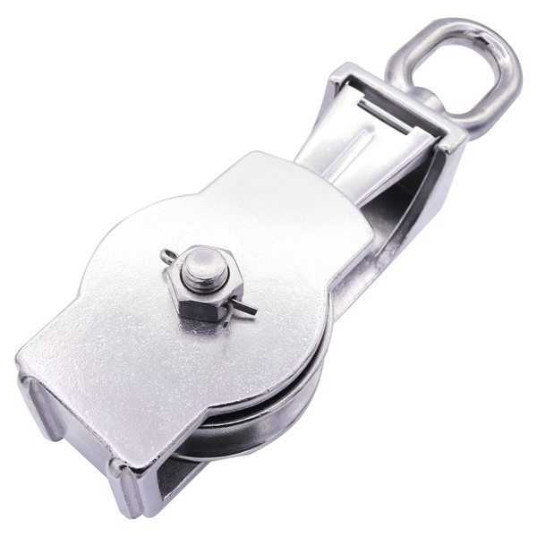 Type 304 Stainless Steel Heavy Duty Seine Block with Eye