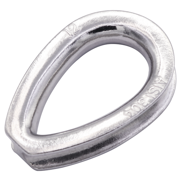Type 304 Stainless Steel Heavy Duty Wire Rope Thimble