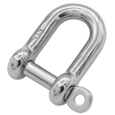 15/32" Stainless Steel Captive Pin D Shackle