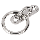 Type 304 Stainless Steel Oblong Pad Eye with Ring