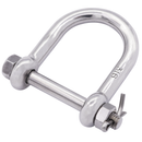 Type 316 Stainless Steel Bolt Pin Wide D Shackle