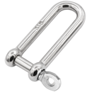 Type 316 Stainless Steel Captive Pin Long D Shackle