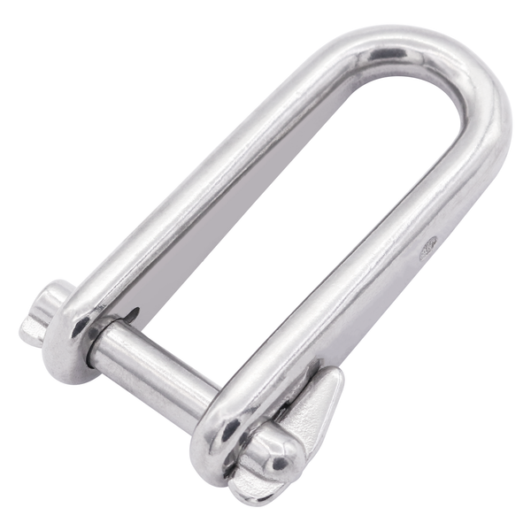 Type 316 Stainless Steel Key Pin Long D Shackle