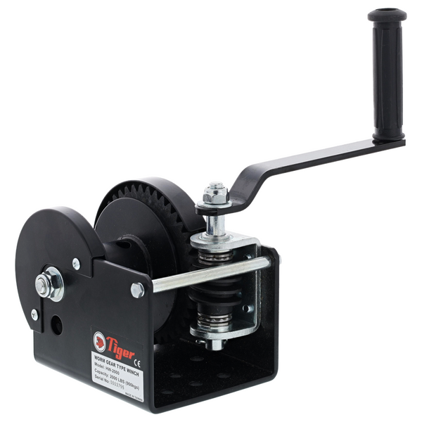 2 000 Lbs Capacity Tiger Lifting Hw Hand Drum Winch Mountable 