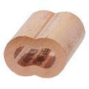 3/16" copper hourglass sleeve