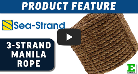 Sea Strand 3 Strand Manila Rope | E-Rigging Products