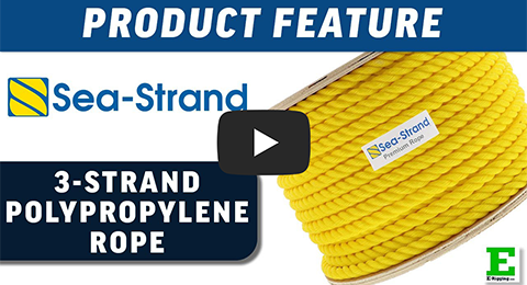 Sea Strand 3 Strand Polypropylene Rope | E-Rigging Products