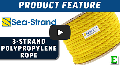 Sea Strand 3 Strand Polypropylene Rope | E-Rigging Products Sea Strand 3 Strand Polypropylene Rope | E-Rigging Products