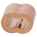 5/16" copper hourglass sleeve