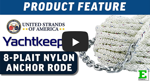 Yachtkeeper 8-Plait Nylon Anchor Rode Yachtkeeper 8-Plait Nylon Anchor Rode