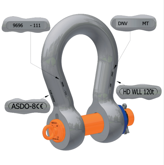 85t, 3 inch, Anker Schroeder Heavy Duty Shackle
