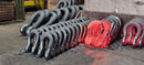 Batch of Anker Schroeder Anchor Shackles After Heating and Bending