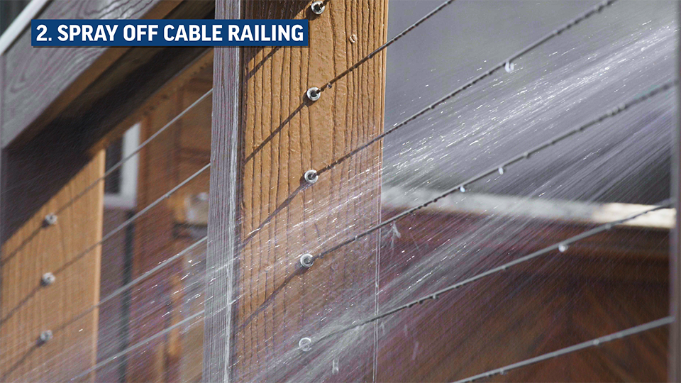Cable-Railing-Maintenance-spray-off-with-fresh-water Cable-Railing-Maintenance-spray-off-with-fresh-water