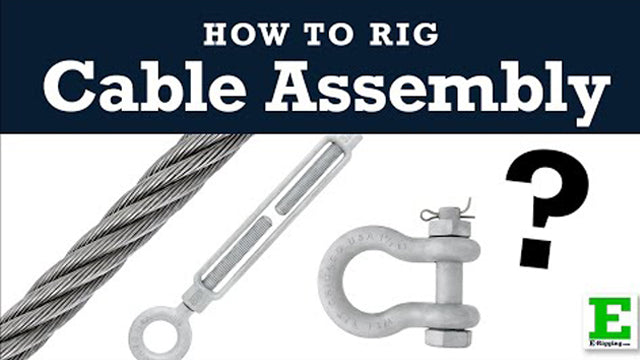 How to Rig a Your First Cable Assembly | Basic Cable Rigging