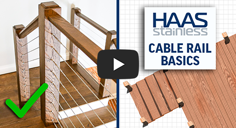 Cable Rail Basics Instruction video Cable Rail Basics Instruction video