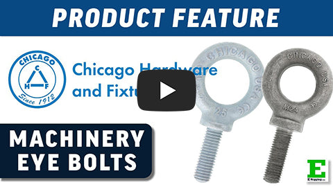 Chicago Hardware Machinery Eye Bolt | E-Rigging Products