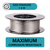 Grand Strand X 1x19 Duplex 2205 Stainless Steel Cable