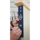 HAAS Stainless Marking Template in use