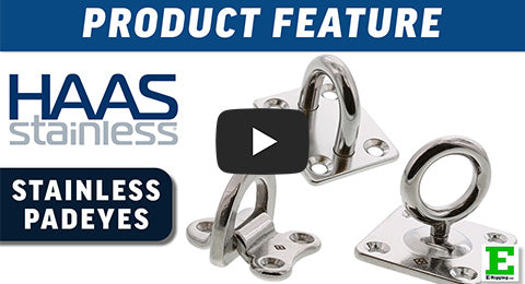 HAAS Stainless Steel Padeyes | E-Rigging Products