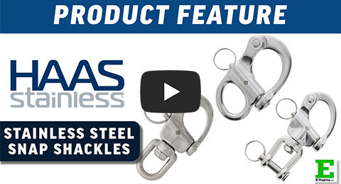 HAAS Stainless Steel Snap Shackles | E-Rigging Products