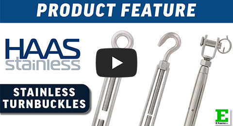 HAAS Stainless Steel Turnbuckles | E-Rigging Product