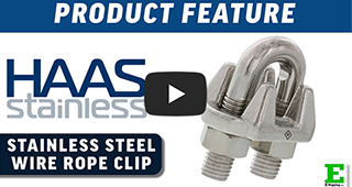 HAAS Stainless Steel Cast Wire Rope Clip