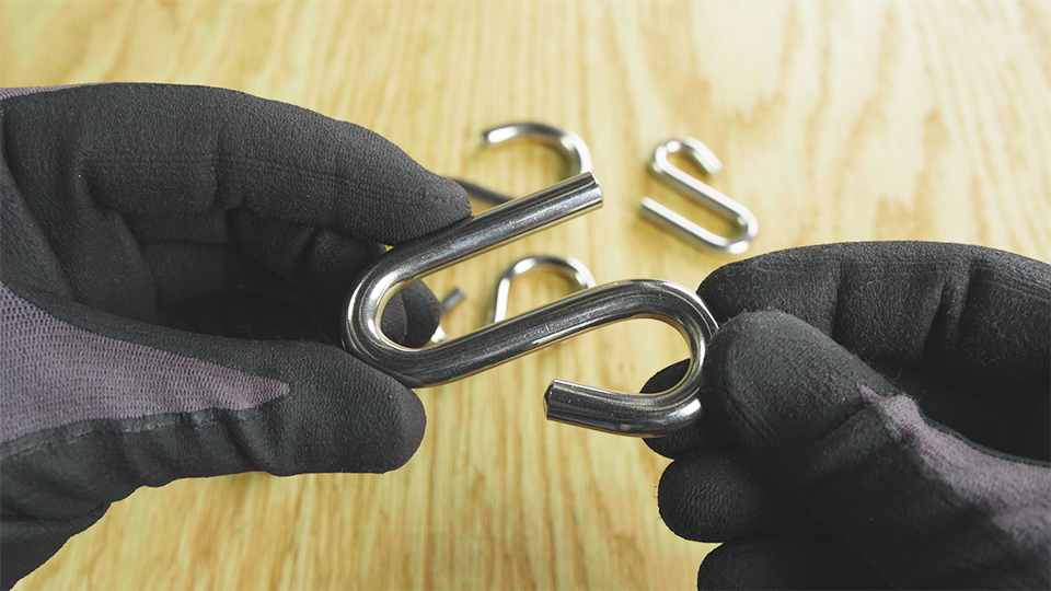 HAAS Stainless Steel S-Links-long-arm HAAS Stainless Steel S-Links-long-arm