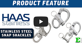 HAAS Stainless Steel Snap Shackles