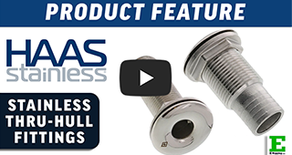 HAAS Stainless Thru Hull Fittings