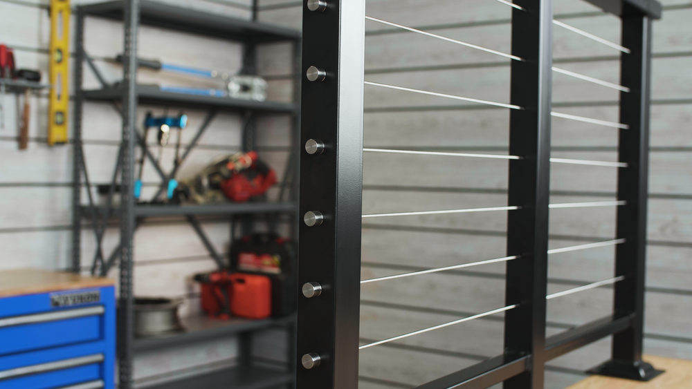 REVO Thru-Post Tensioners in Metal Posts